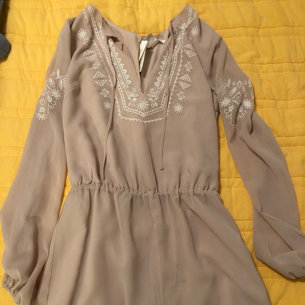 long sleeve romper